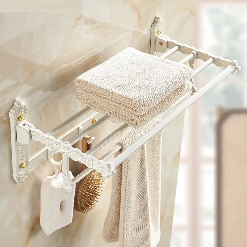 

Prateleira Hairdryer Holder Banyo Aksesuarlari Hoekplank Banheiro Shelf Salle De Bain Accessories Shelves Bathroom Organizer