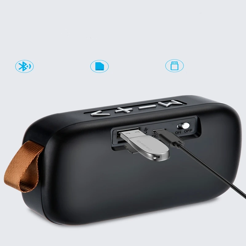 Портативный Bluetooth динамик Стильный G2 беспроводной разъем карты/AUX аудио/FM радио/3D
