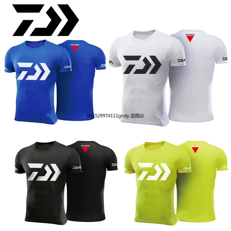 

2021 DAWA Large Size Anti-UV Outdoor Summer Fishing Shirt Short Sleeve Fishing Jerseys Quick Dry Fishing Clothing Cycling Jersey