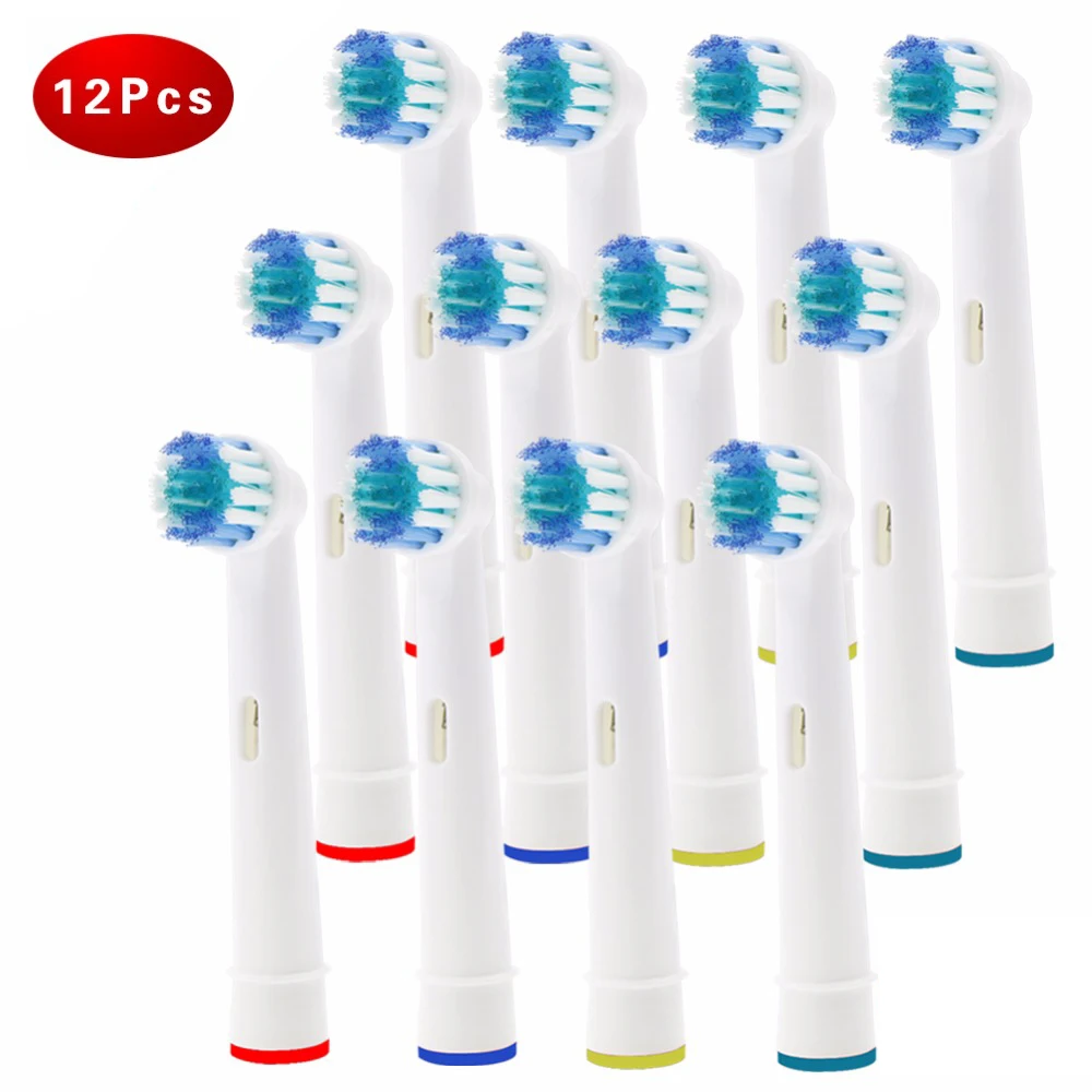 12 шт. сменные головки для электрической зубной щетки Oral B Braun Vitality Precision Clean/Trizone с