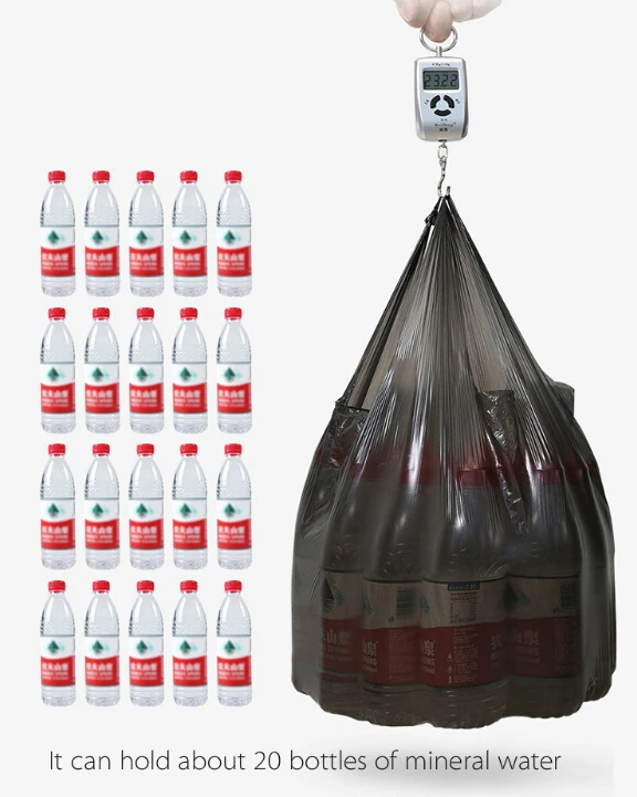 

Новинка, мешки для мусора для дома, однотонные мешки для мусора для домашнего использования, легко закрывать и переносить, набор из 100 предме...