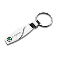 1pcs metal keychain car key chain key rings for skoda octavia a 5 a 7 2 fabia rapid yeti kodiaq superb 3 emblem auto accessories
