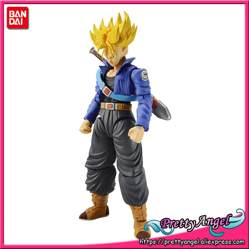 Super Saiyan Trunks Подлинная BANDAI духи фигура-подъем стандартная сборка Dragon Ball Super Broly Супер Saiyan Gogeta Vegetto Goku фигурка - Цвет: Super Saiyan Trunks