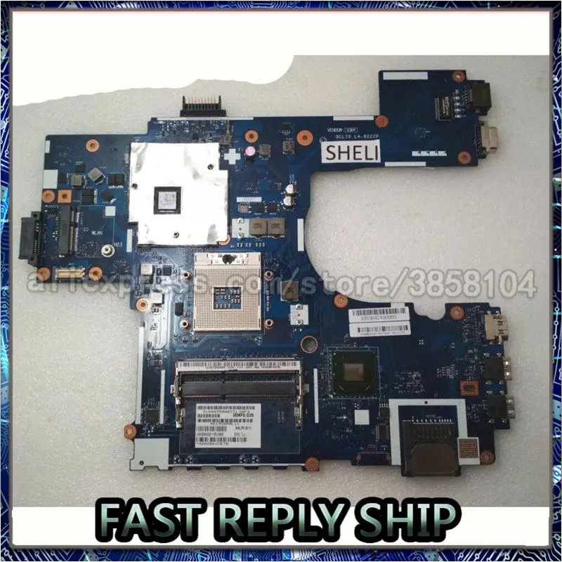 SHELI для ASUS K75V K75VM K75VJ материнская плата QCL70 LA 8222P с видеокартой GT635M|Материнские