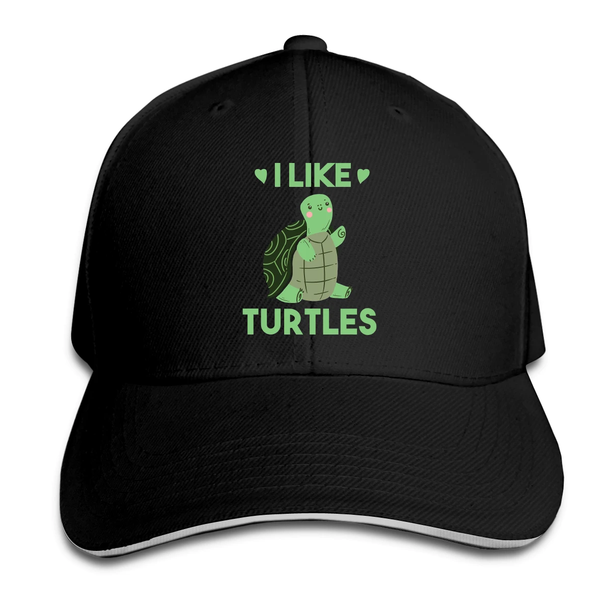 

I Like Turtles Hat Baseball Cap for Men Women Fashion Adjustable Sun Hat