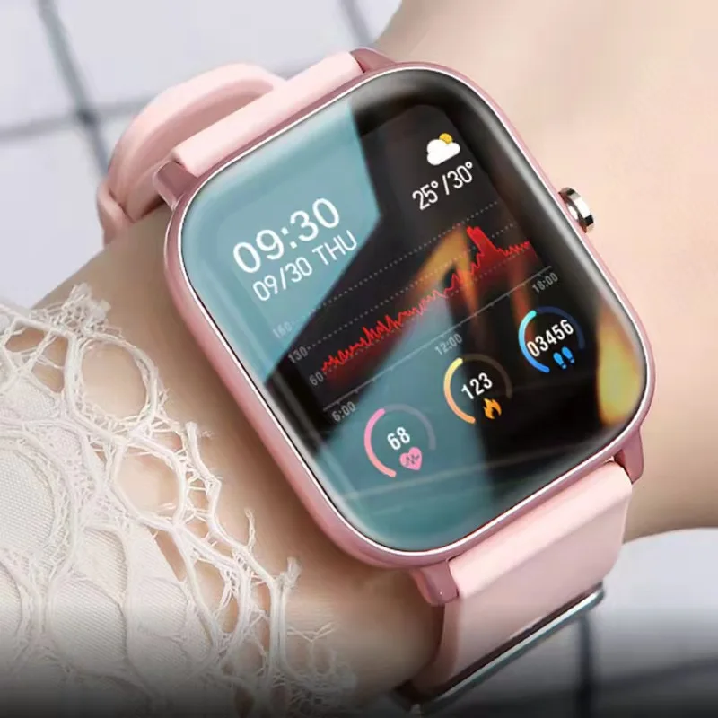 

Women's Silicone Smart Digital Watch For Apple Android Bluetooth Call Fitness Tracker Watch Fit Sport Men Bracelet Smartwatch Ki