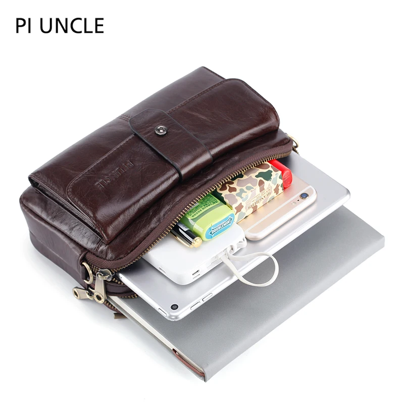 Сумка-мессенджер Мужская из натуральной воловьей кожи |