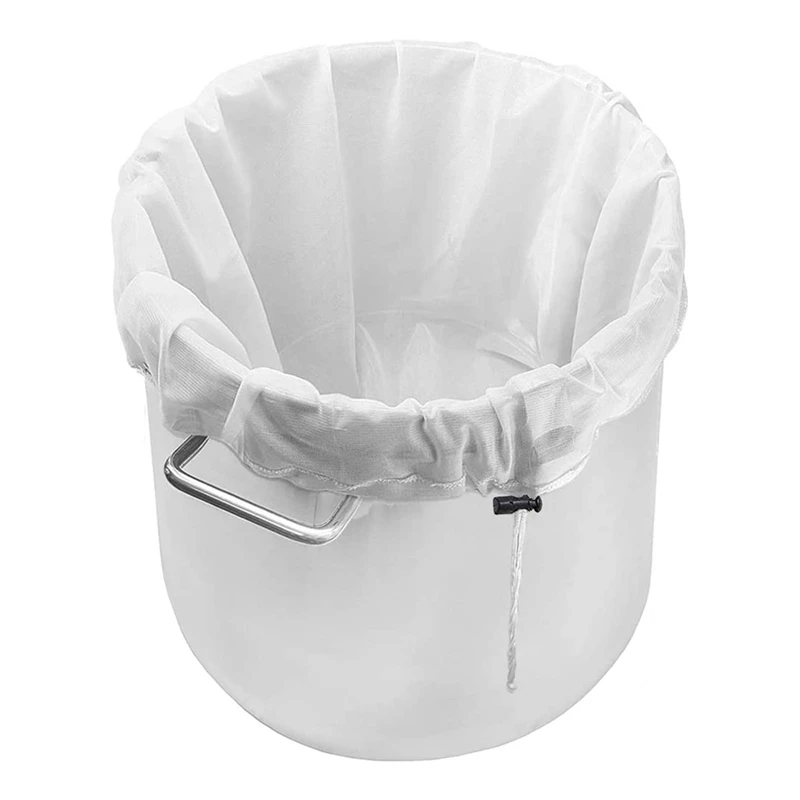 Brew Bag 2Pcs 26x22Inch Reusable Fine Mesh for Fruit Cider Apple Grape Wine Press Drawstring Straining in A | Дом и сад