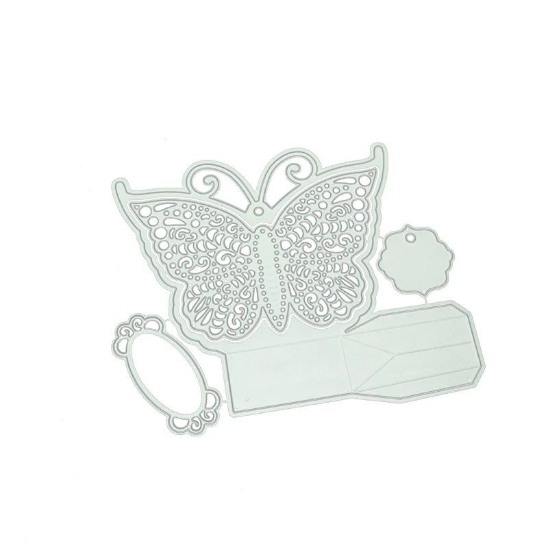 

JC Butterfly DIY Box Shape Metal Cutting Dies for Scrapbooking Craft Mold 2020 Cut Die Stencil Handmade Tools Album Decor Model