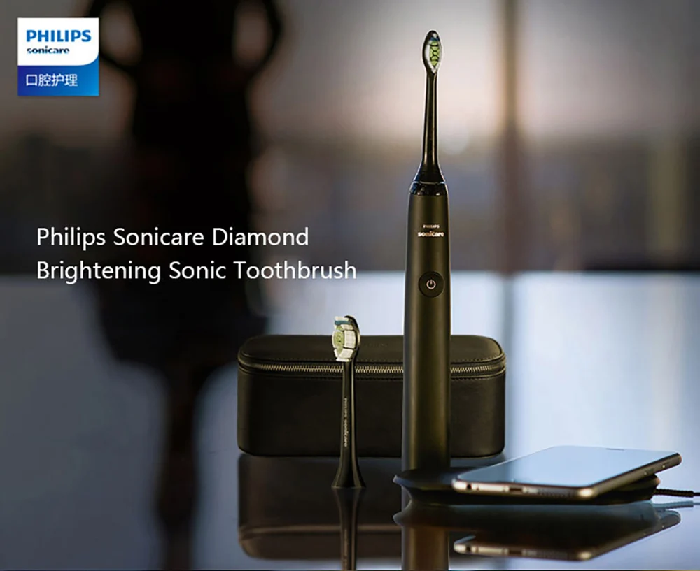 PHILIPS HX9392 электрическая зубная щетка беспроводная звуковая вибрация мытье тела обновление 31000R/M для взрослых