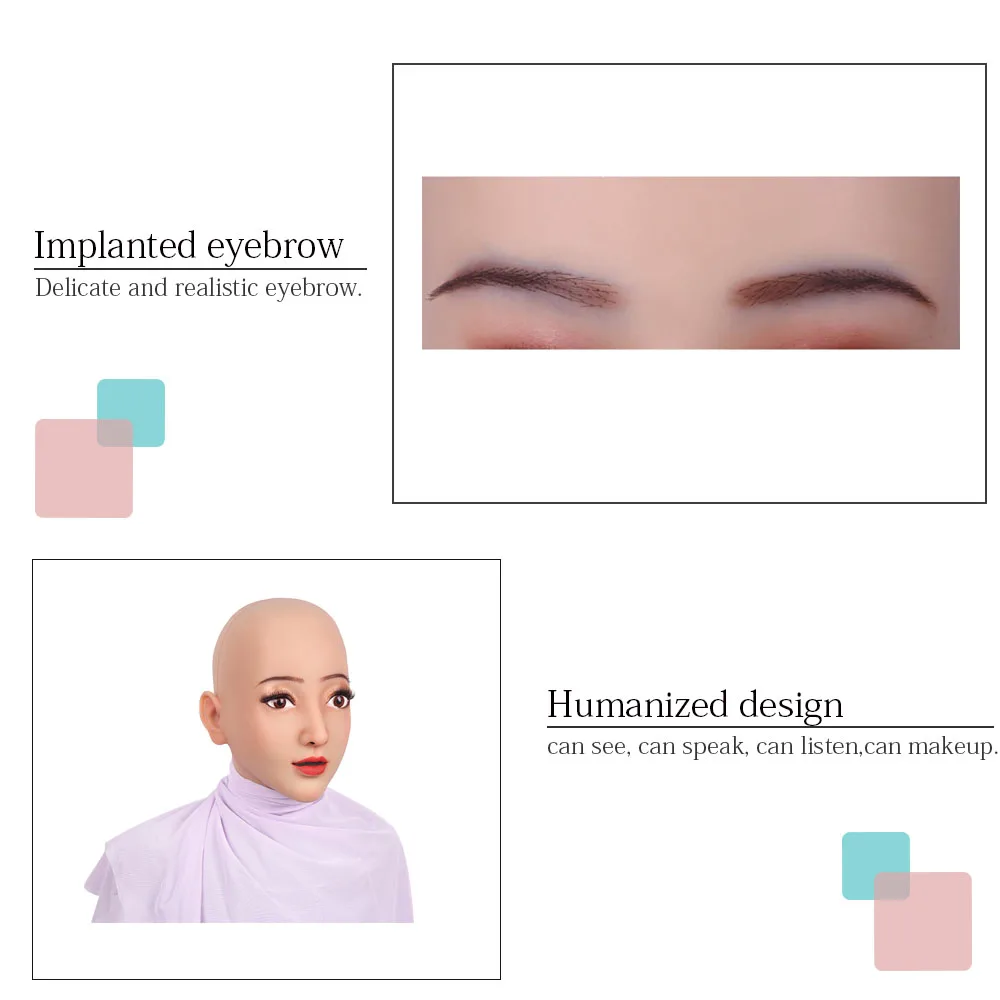 Мягкая силиконовая женская маска Клэр Реалистичная из кожи человека для