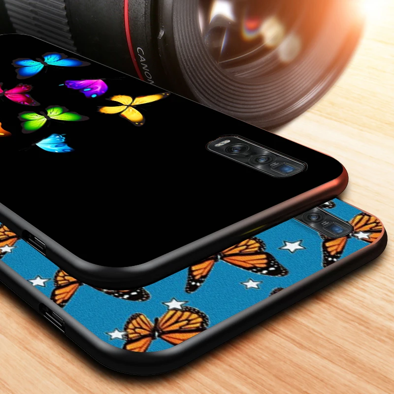 

Fashion Colorful Butterfly for OPPO Find X2 A93 A92 A73 A72 A53 A32 A31 A12 A12E A11X A1K AX7 A5 Neo Pro Black Phone Case