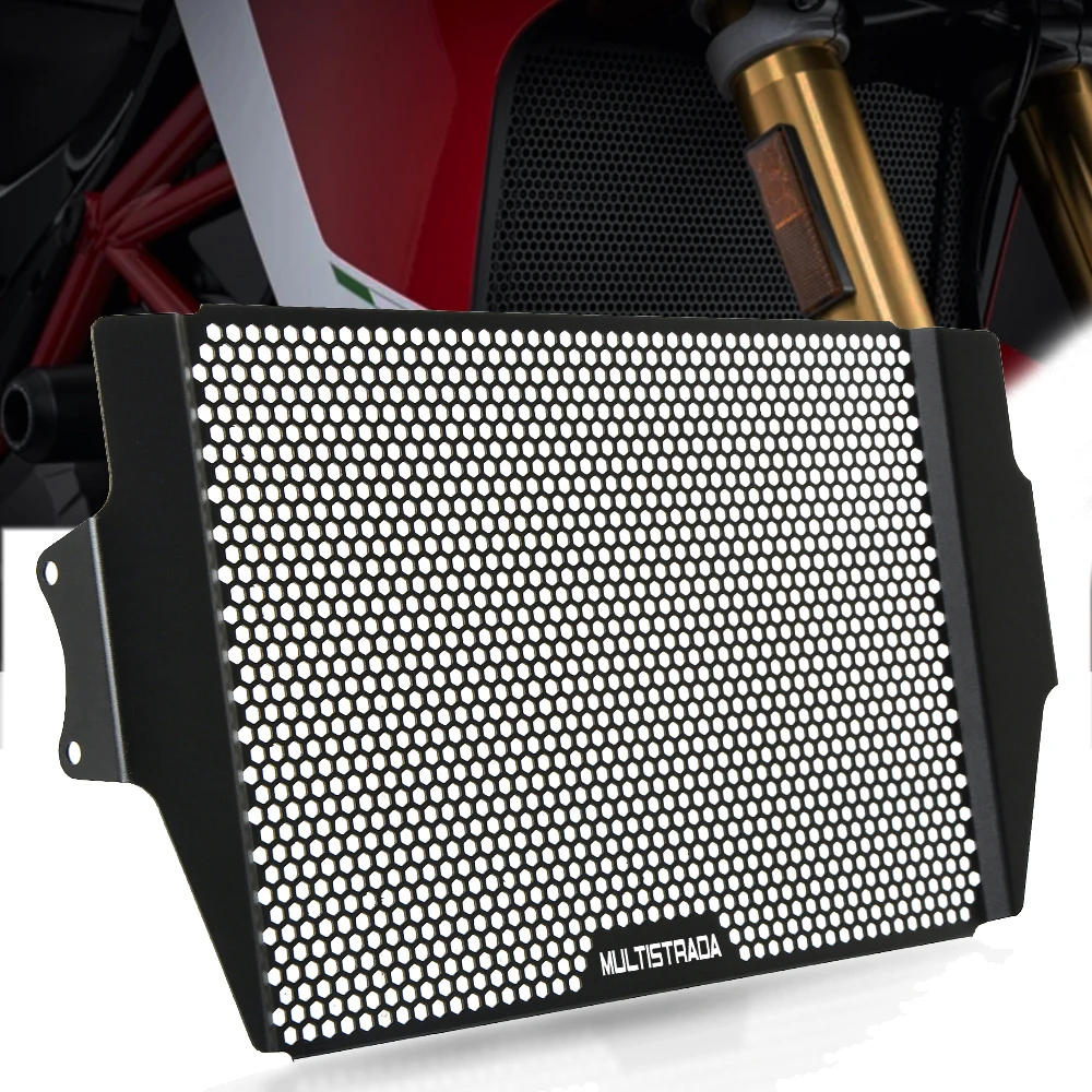 

Motorcycle Radiator Guard Grille Protector Cover For Ducati Multistrada 1200 2010 - 2014 Multistrada 1200S Pikes Peak 2012-2014