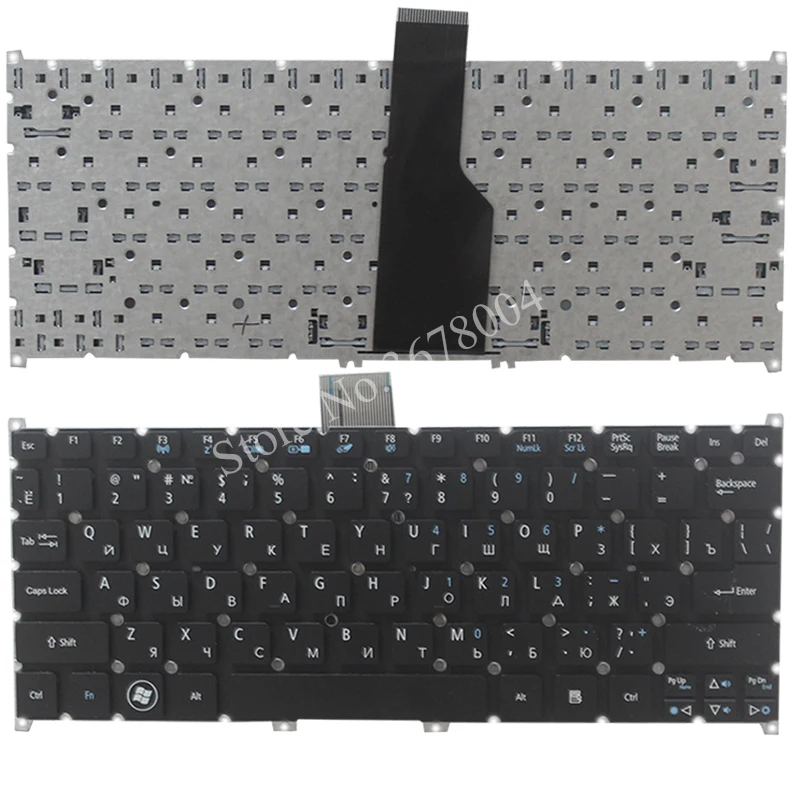 Русская клавиатура для ноутбука ACER Aspire S3 391 951 371 S5 один 725 756 V5 171 Travelmate B1 B113 E M