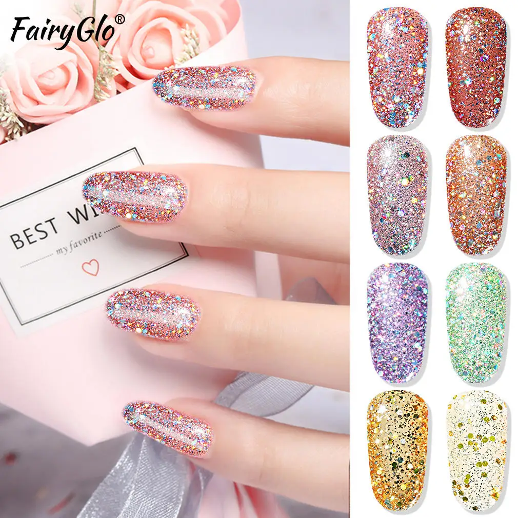 Маникюрный лак для ногтей Полупостоянный Блестящий Гибридный эмалированный