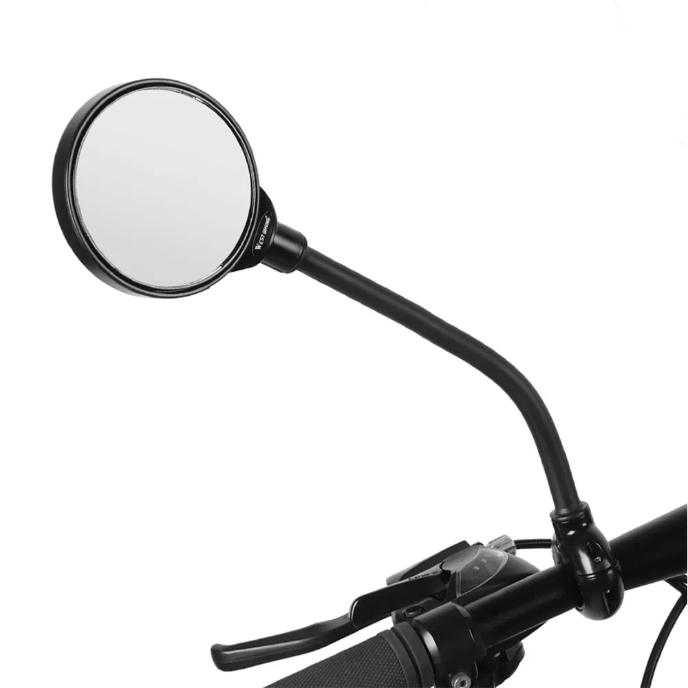 

1 Pieces Bicycle Adjustable Rearview Mirror Professional Rotate Wide-angle Mirrors Handlebar Back Eye Cycling Mirrors