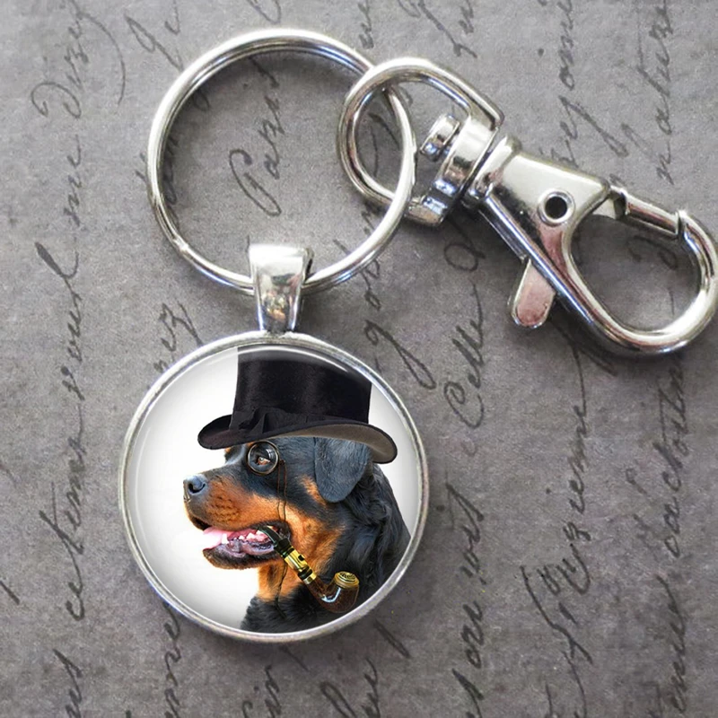 Брелок для ключей с милой собачкой брелок пряжкой в виде животных подарок на день