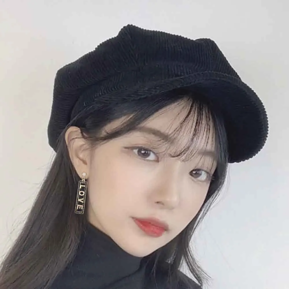 

Designer earrings for women luxury modern 2020 Korean fashion girls cute gold color letter tassel earring jewelry accessories