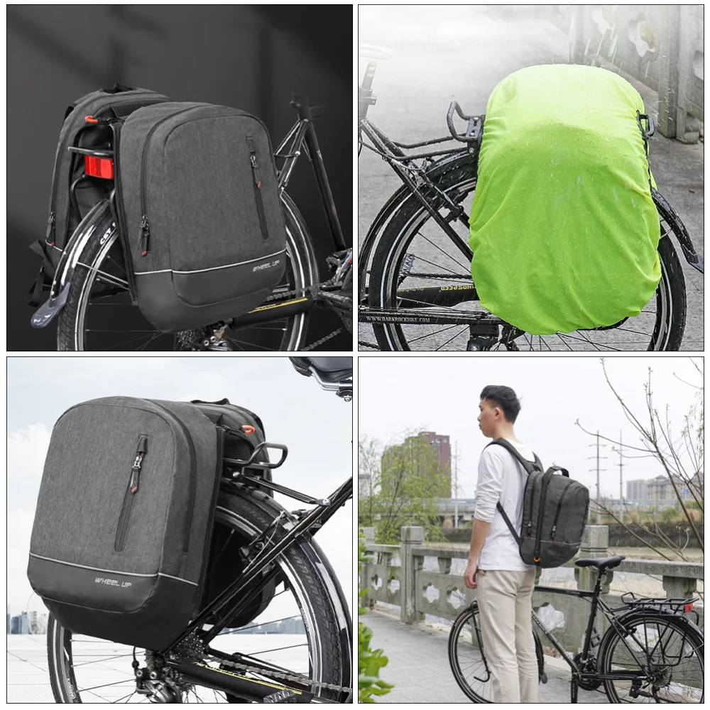 

Mountain Bike Rear Rack Bag Storage Bag Cycling Fixture Accessory