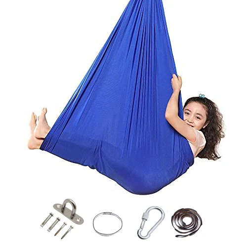 

Indoor Therapy Swing for Kids Child Hammock Chair with Hanging Kit Sensory Swing Hammock for Special Needs Autism ADHD Aspergers