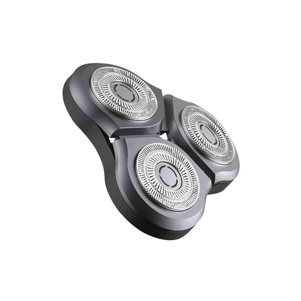 1 Pcs Xiaomi электрическая бритвенная головка для мужчин, сухая влажная бритвенная машина, триммер для бороды, сменный мужской t перезаряжаемый основной-Sub двойное лезвие - Цвет: 1 Pcs