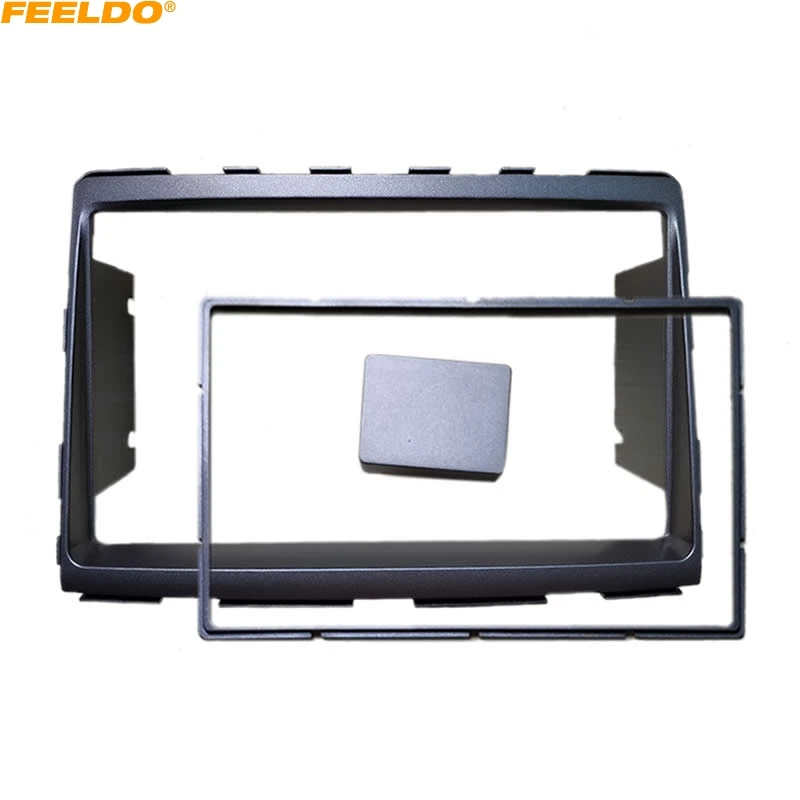 FEELDO автоустановка 2DIN стерео радио DVD рамка Fascia Для SSangyong Rodius 2013 панель приборной