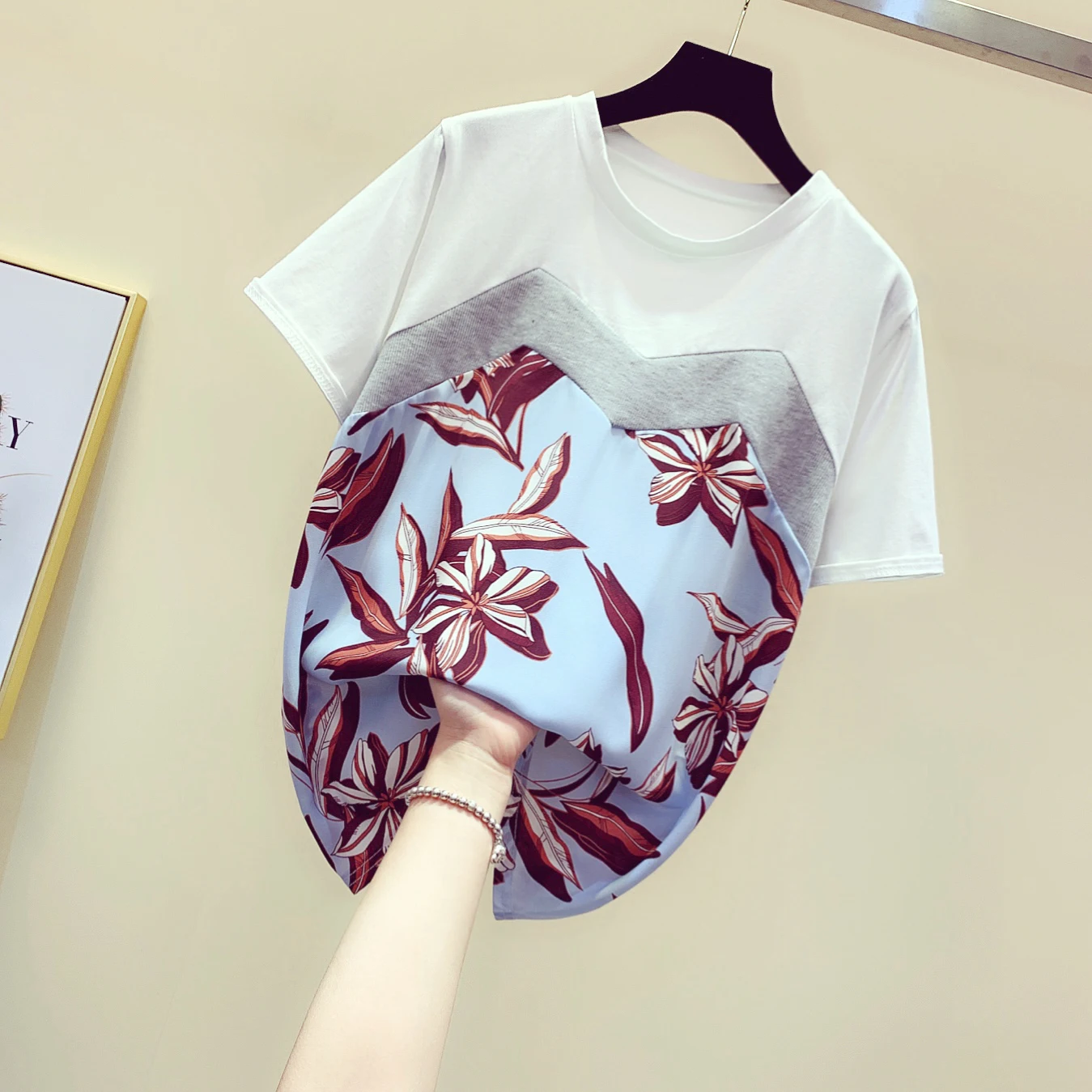 Новинка лета 2021 свободная футболка для отдыха в Корейском стиле женские футболки