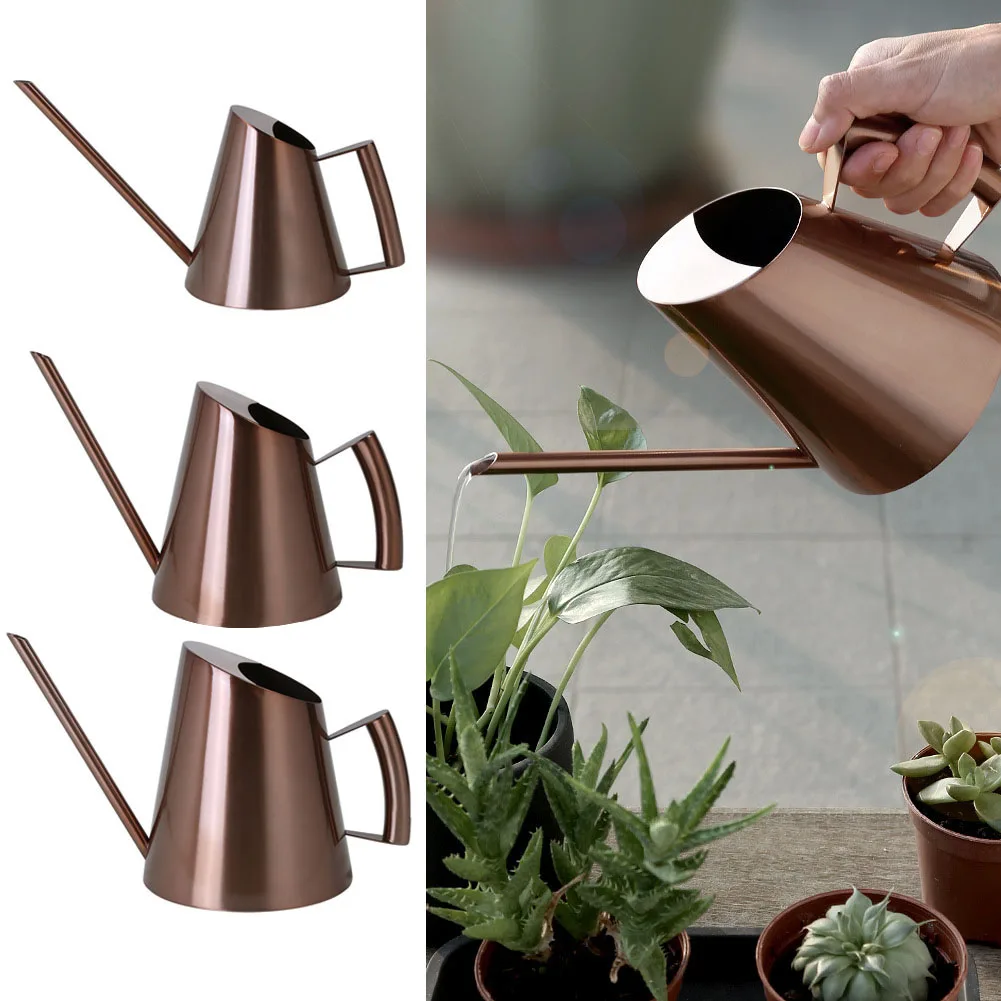 Поливочная банка с длинным носиком для сада большой вместимости распыление