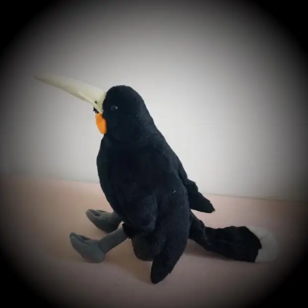 

Маленькая Подарочная кукла модель имитация животного черная ворона кукла птичка Северный остров серьги-вороны