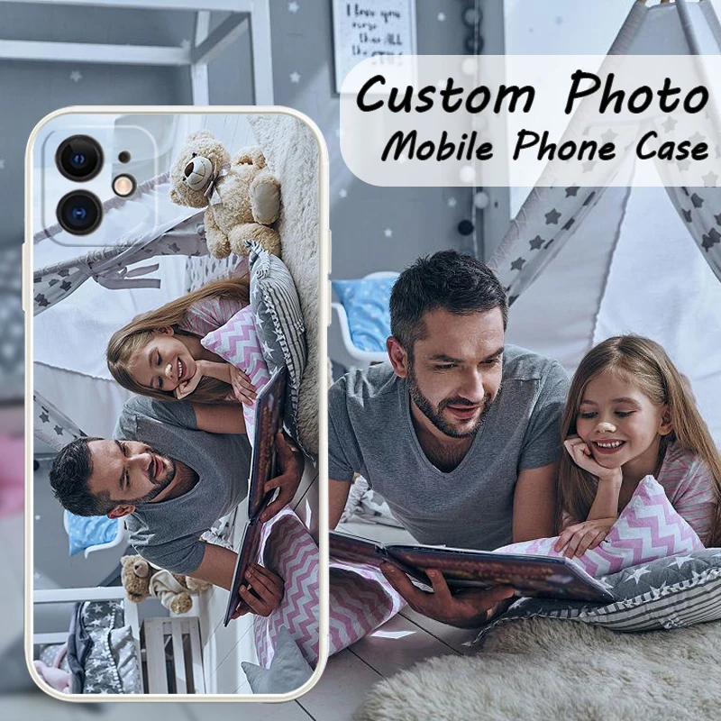 

Nohon Personalized Name Photo Letters Phone Case for iPhone 13 12 11 Pro Max Custom DIY Cases for iPhone X XS XR 8 7 6 SE Coque