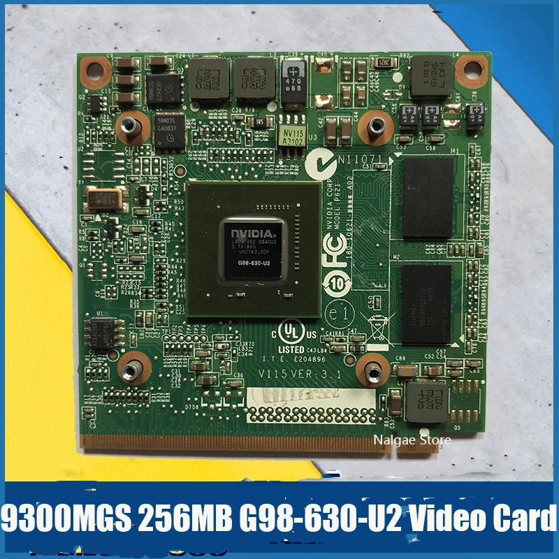 Бесплатная доставка 5520G 6930G 7720G 4630G 7730G ноутбук GeForce 9300M GS G98 630 U2 DDR2 256 Мб MXM II