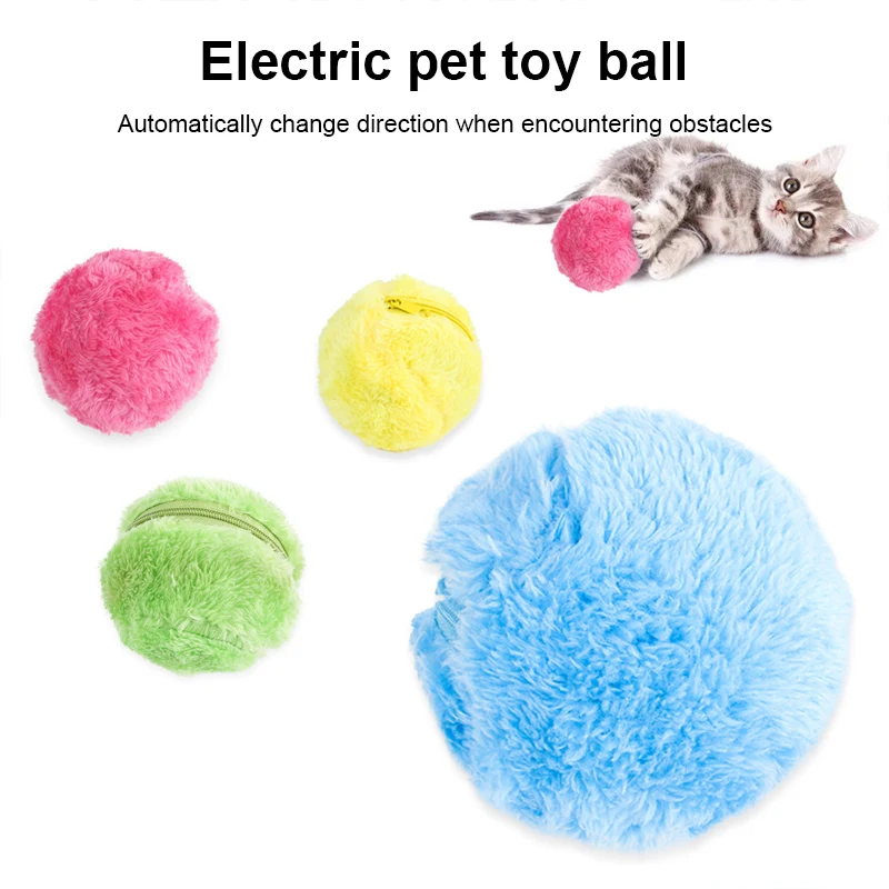 

Electric Pet Toy Ball Pet Products Chew Plush Toy Ball Cat Dog Teddy Educational Pet Electric Toys Dog Toys Dog Supplies