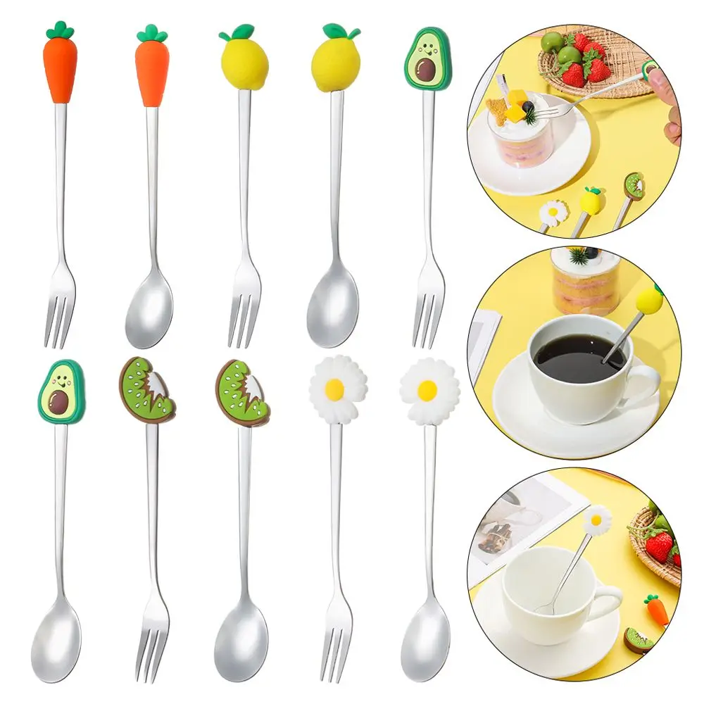 

Cute Drinking Tableware Coffee Spoon Accessories Tea Spoon Creative 1 Pc Dessert Cake