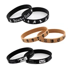 1 шт., силиконовый браслет ZF3717 с принтом из аниме атака на Титанов