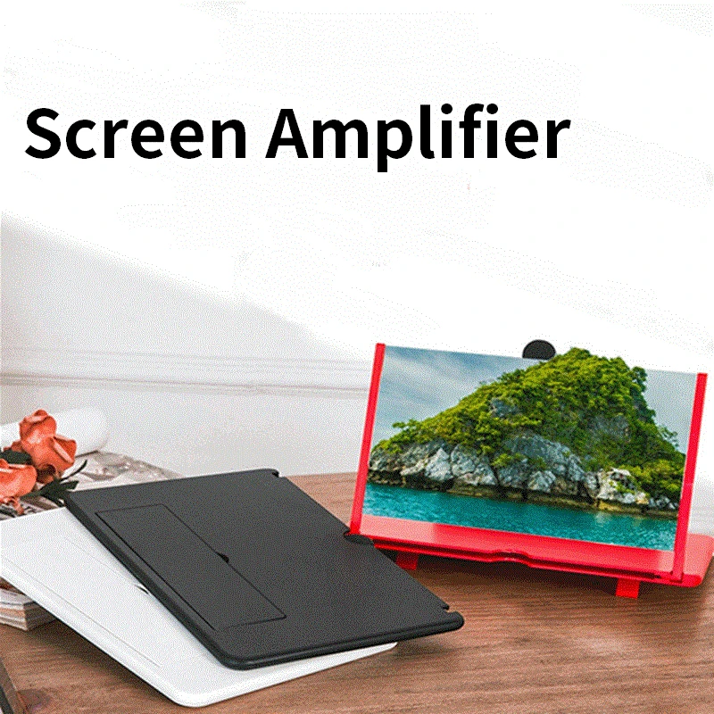 

Foldable Screen Amplifier Universal Mobile Phone Magnifying Glass HD Video Stand Bracket Folding Screen Enlarged Phone Holder