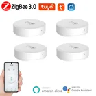 Датчик температуры и влажности Tuya Smart ZigBee, датчик в режиме реального времени с приложением Smart Life, Alexa Google Home, 14 шт.