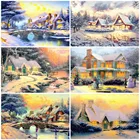 EverShine 5D алмазная живопись для творчества, зимние наборы для вышивки крестиком, алмазная вышивка, пейзаж, картина Стразы, домашний декор