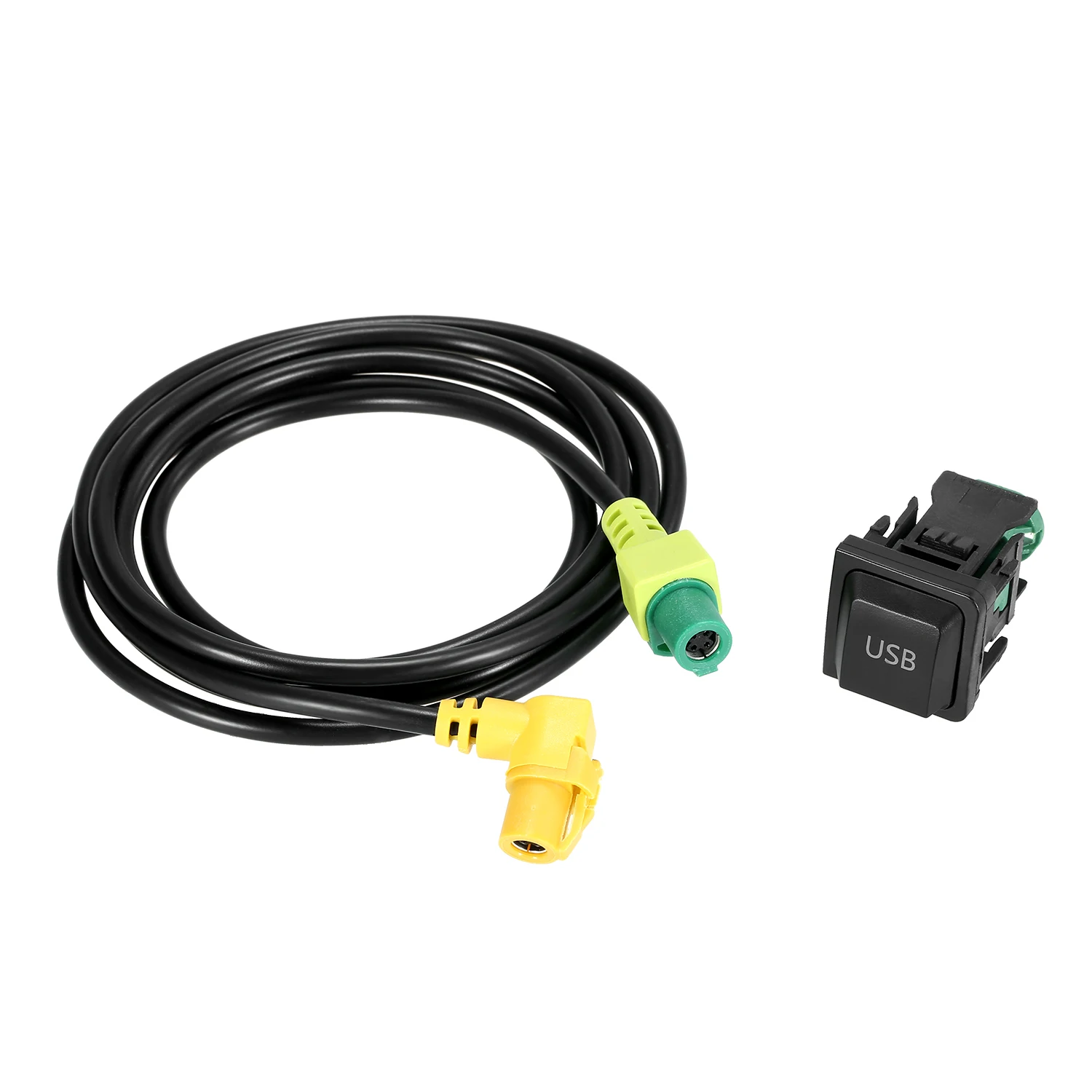KKMOON 12 в автомобильный AUX USB кабель с переключателем для замены VW Golf MK5 MK6 VI 5 6 Jetta CC