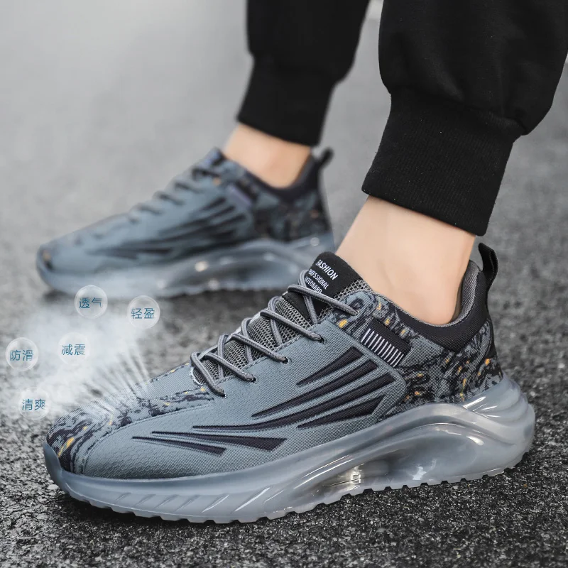 

Мужская повседневная обувь; Сезон осень; Спортивная обувь для отдыха; Удобная Нескользящая амортизирующая износостойкая Мужская обувь; P42