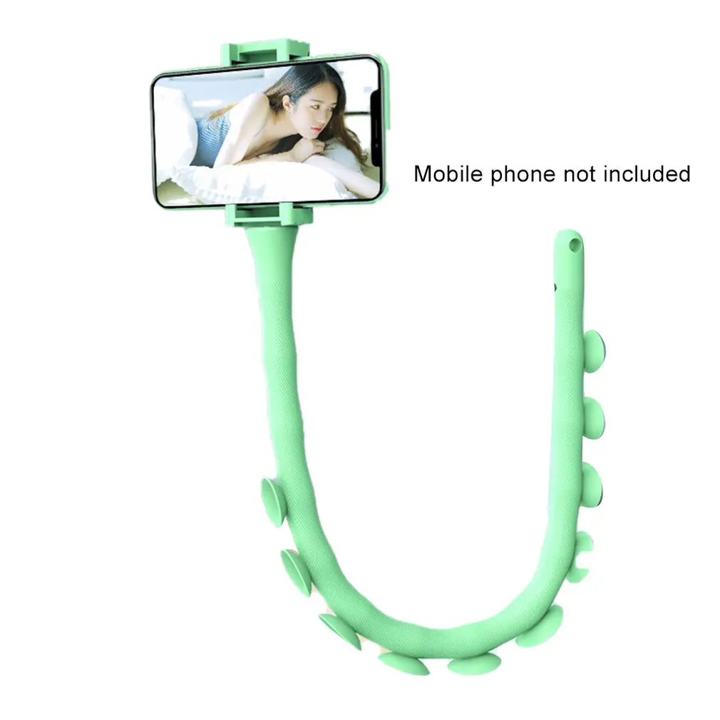 

Caterpillar Phone Holder Bracket Creative Cute Lazy Mobile Phone Support Multifunctional Silicone Suction Cup Holder