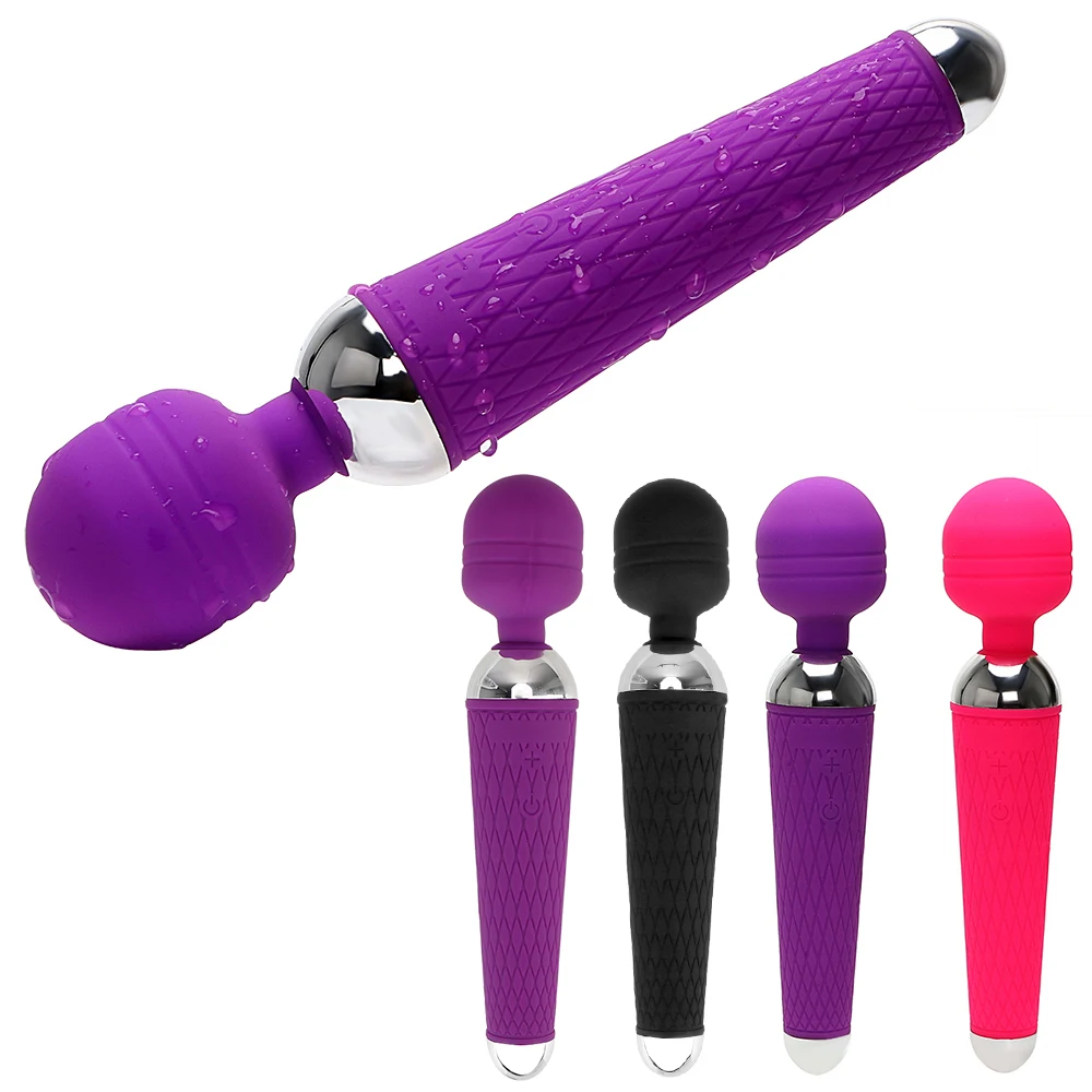 Секс товары USB зарядка AV Вибратор Волшебная импульсная палочка массажер для