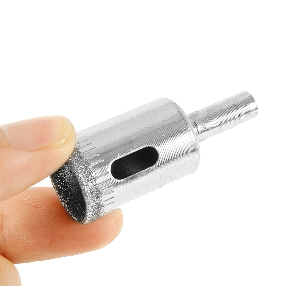 Набор сверл для алмазной пилы комплект из 15 насадок диаметром 6-50 мм резки стекла