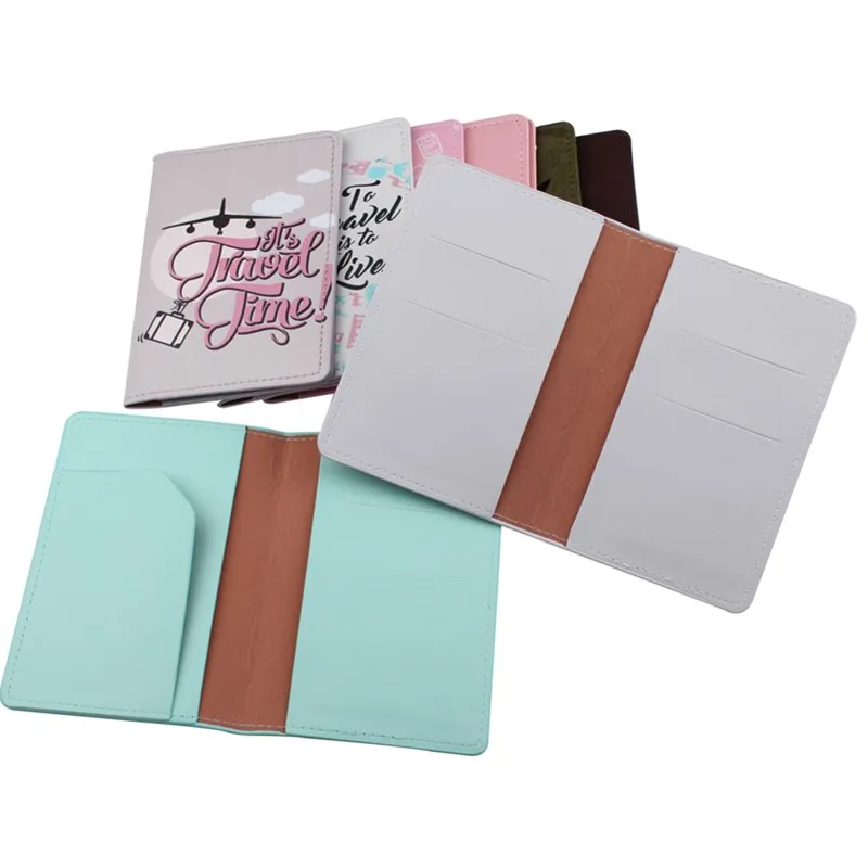 Multifunctional Travel Passport ID Card Cover Holder Case Protector Organizer PU Leather Woman Men Passport Cover