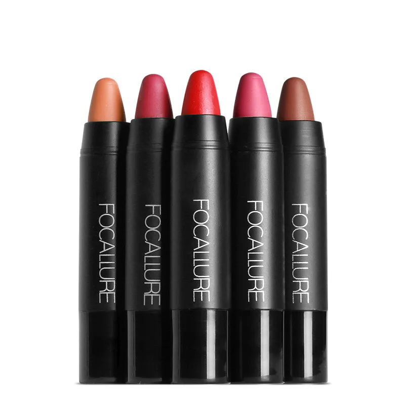 

Matte Crayon Lipstick Waterproof Long-lasting Professional Lipstick Nude Red Lips Tint Pigment 19 Colors Easy To Wear