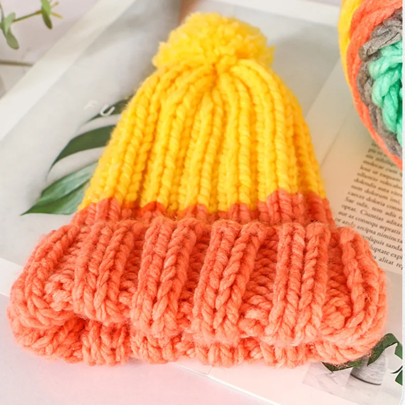 Радужная сегментная окрашенная пряжа 200 г/мяч для торта шерстяная сделай сам