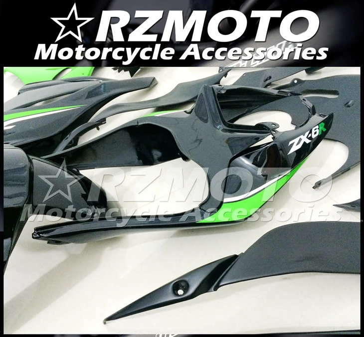 

New ABS Motorcycle whole Fairings kit Fit for Kawasaki Ninja ZX-6R 636 09 10 11 12 ZX6R 2009 2010 2011 2012 Custom black green