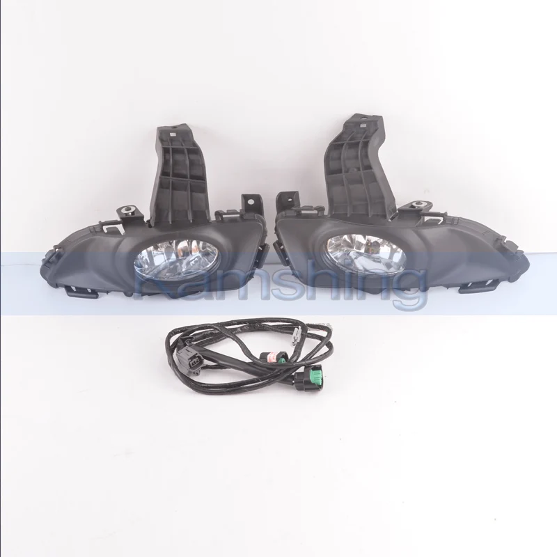 CAPQX For Mazda 3 M3 2006 2007 2008 2009 1.6L Front Bumper Fog Light lamp DRL Running Day Lamp with Wire Harness | Автомобили и