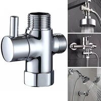 g12in 3way brass diverter valve t adapter converter bathroom shower faucet water splitter shower valve diverter bath switch