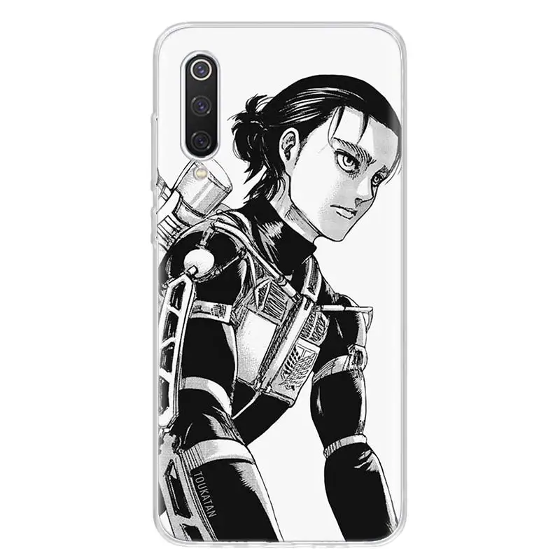 hot anime attack on titan eren phone case for xiaomi redmi note 11 10 pro max 9 8 7 11t 11s 11e 10s 9t 8t 9s 4g 5g 6 5 4 4x capa free global shipping