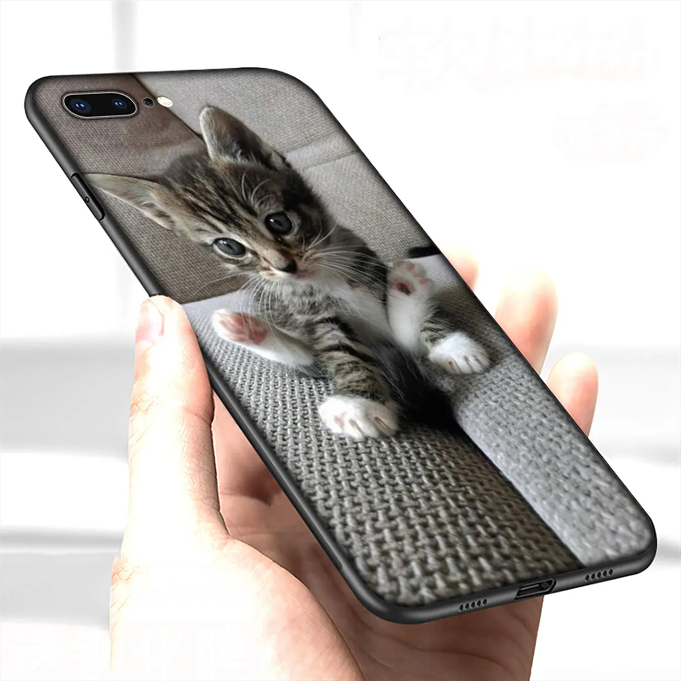 IYICAO милый кот Мягкий силиконовый чехол для iPhone 12 мини XR X XS 11 Pro Max 10 6 6S 7 8 plus 5S SE